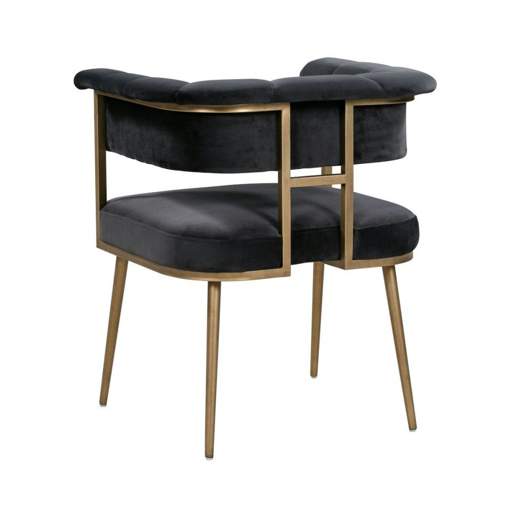 TOV Furniture Astrid Gray Velvet Chair