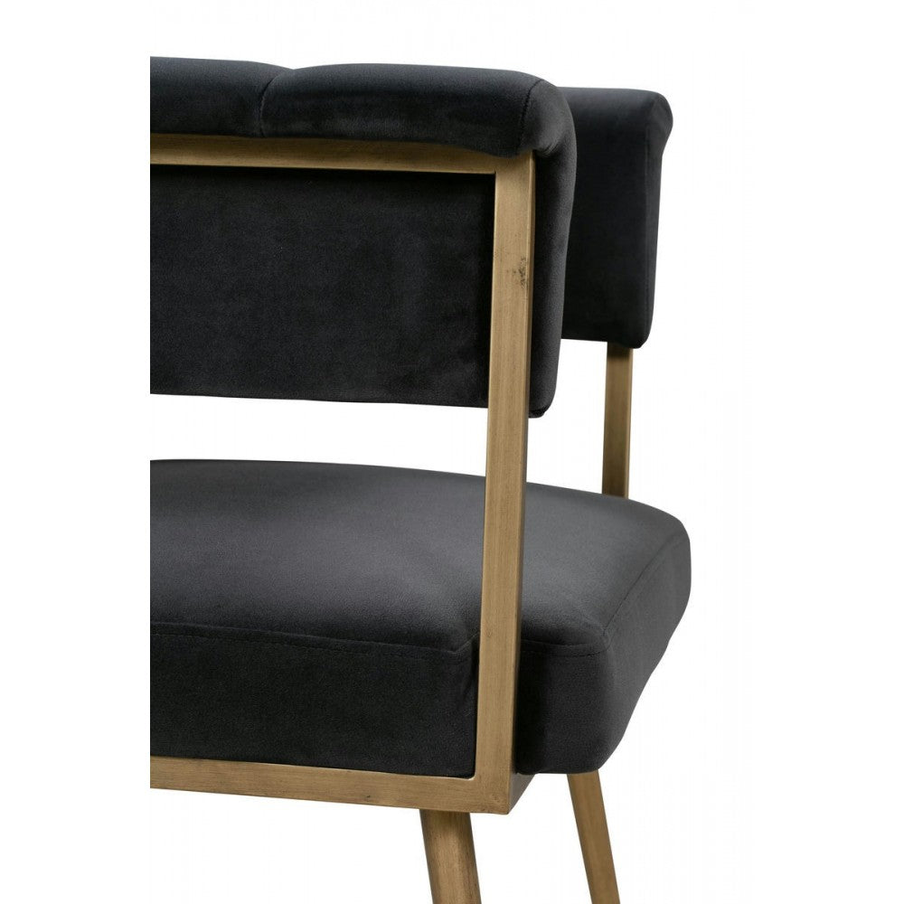 TOV Furniture Astrid Gray Velvet Chair