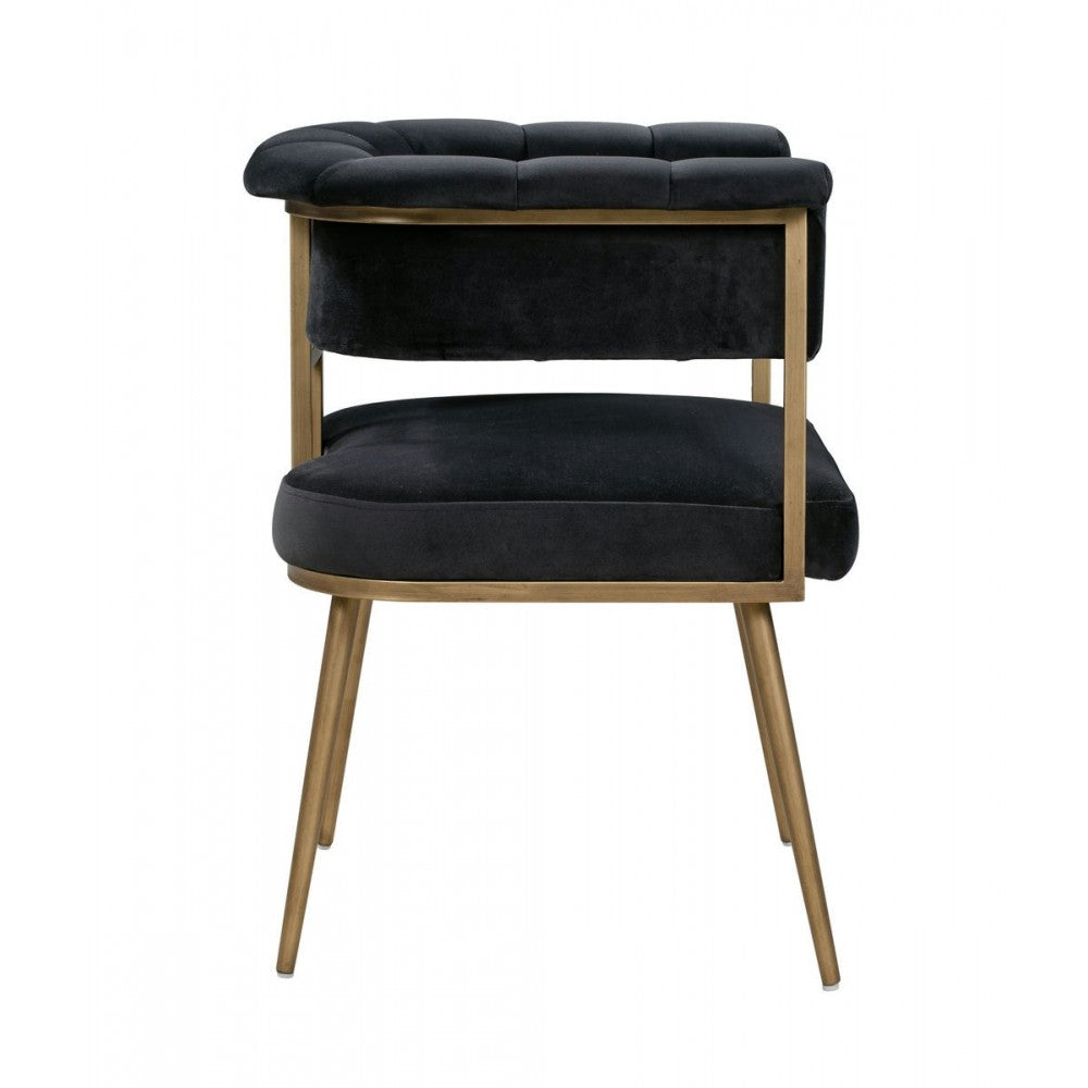 TOV Furniture Astrid Gray Velvet Chair