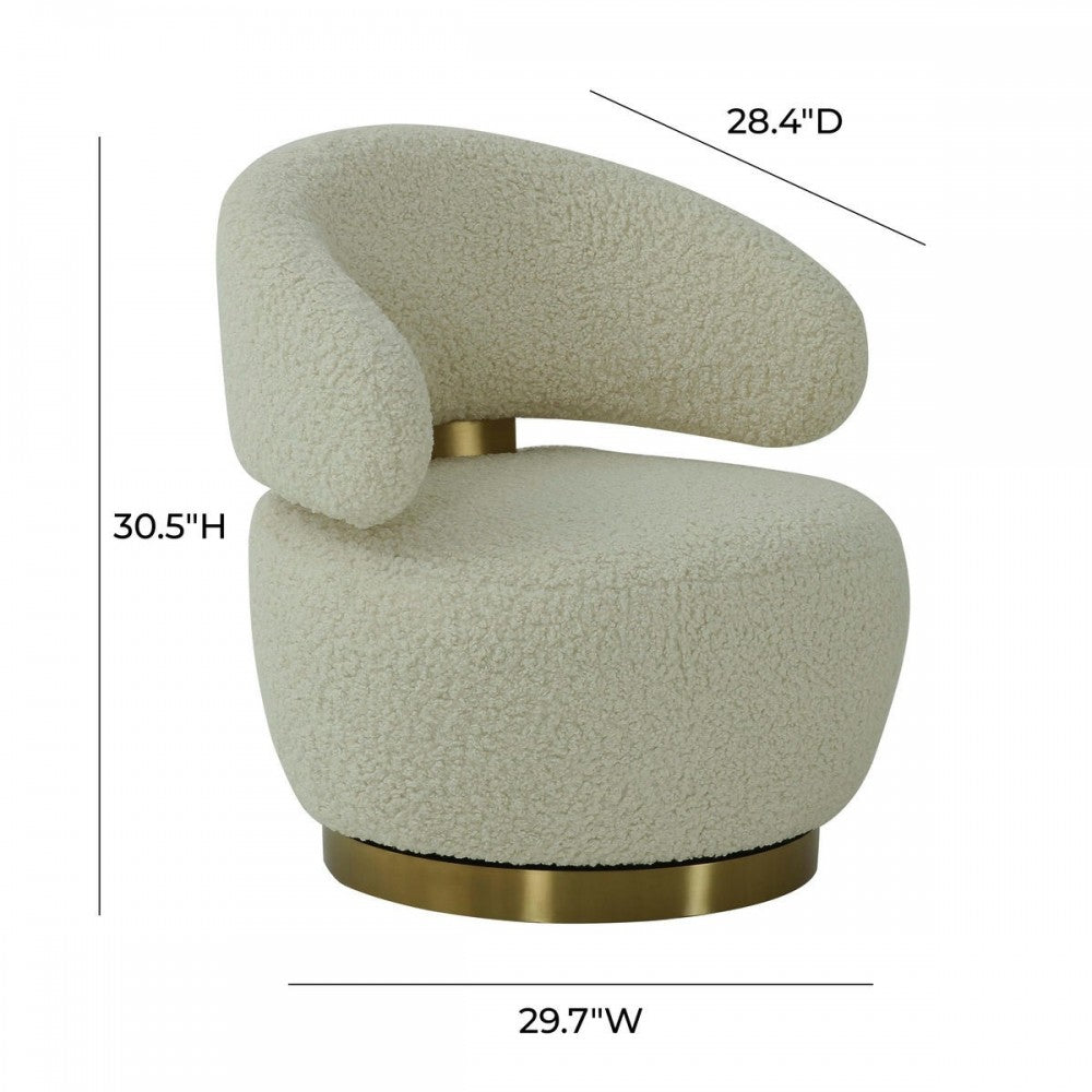 TOV Furniture Austin Faux Shearling Chair