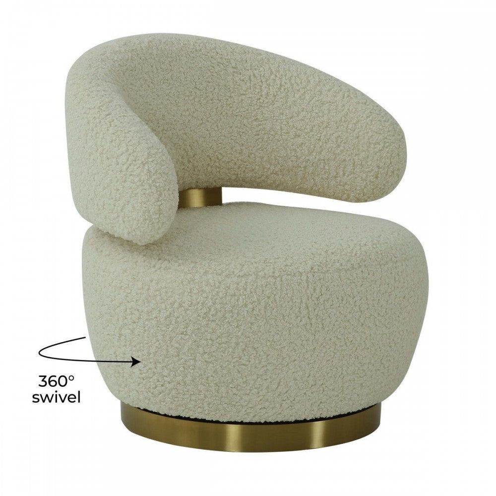 TOV Furniture Austin Faux Shearling Chair