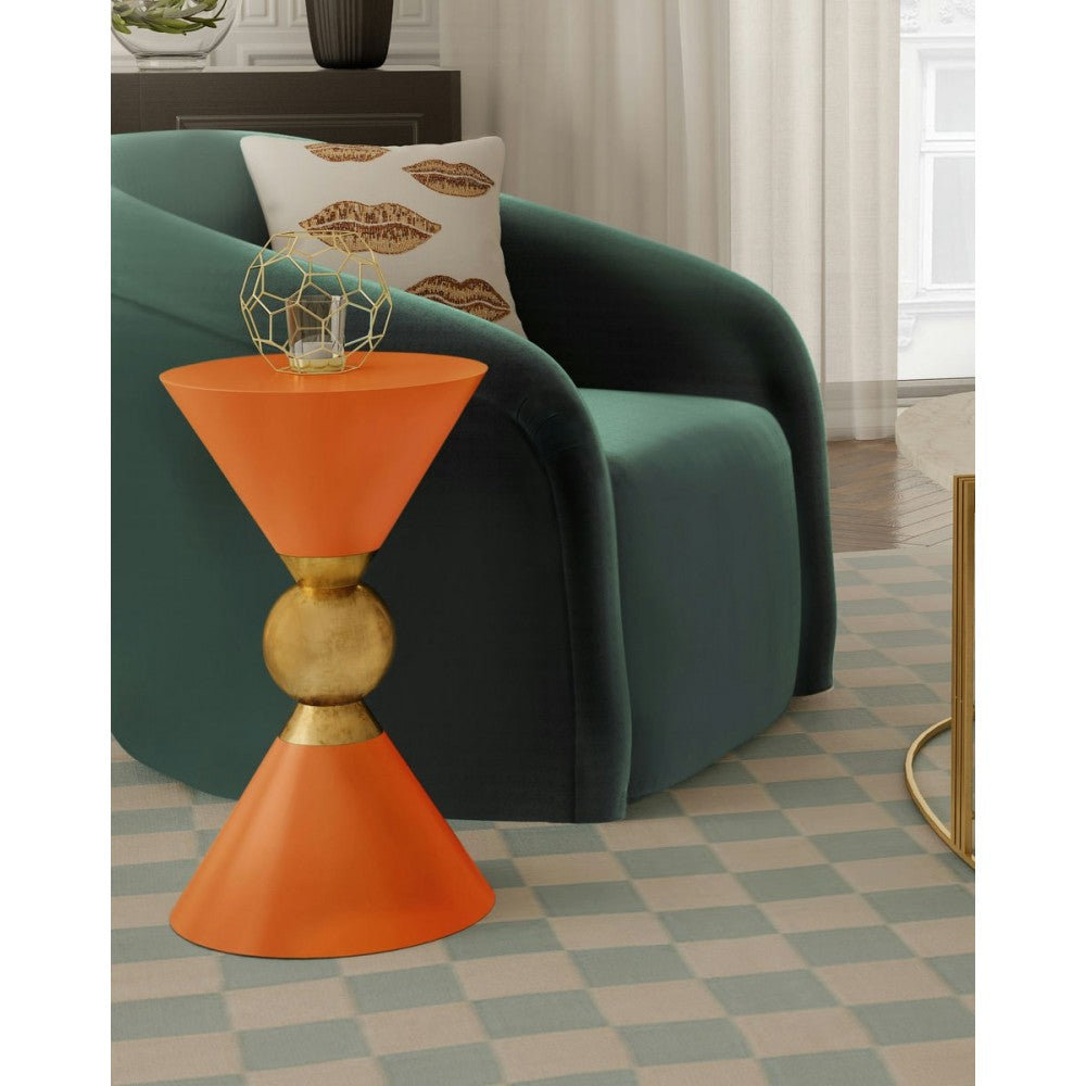 TOV Furniture Balhi Orange Side Table