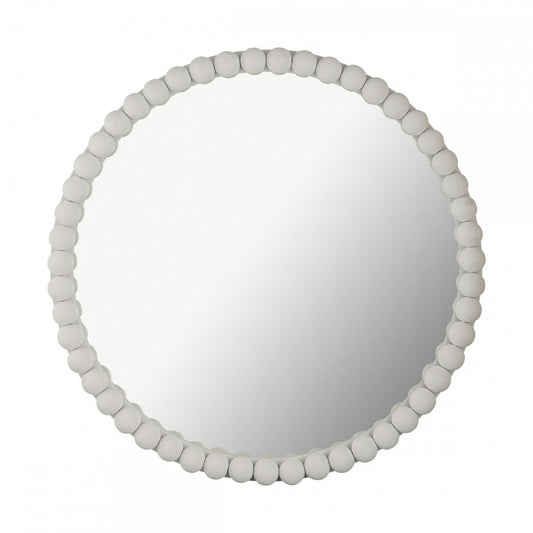 TOV Furniture Baria White Wooden Mirror