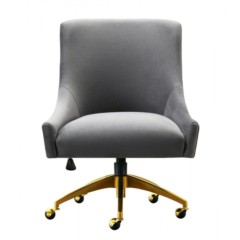 TOV Furniture Beatrix Gray Office Swivel Chair