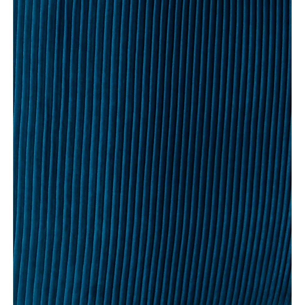 TOV Furniture Beatrix Pleated Navy Velvet Side Chair