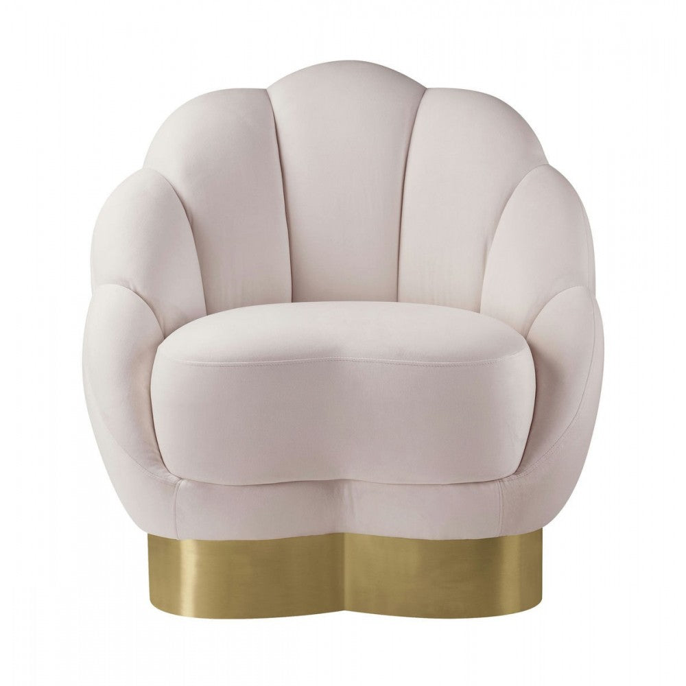 TOV Furniture Bloom Blush Velvet Chair