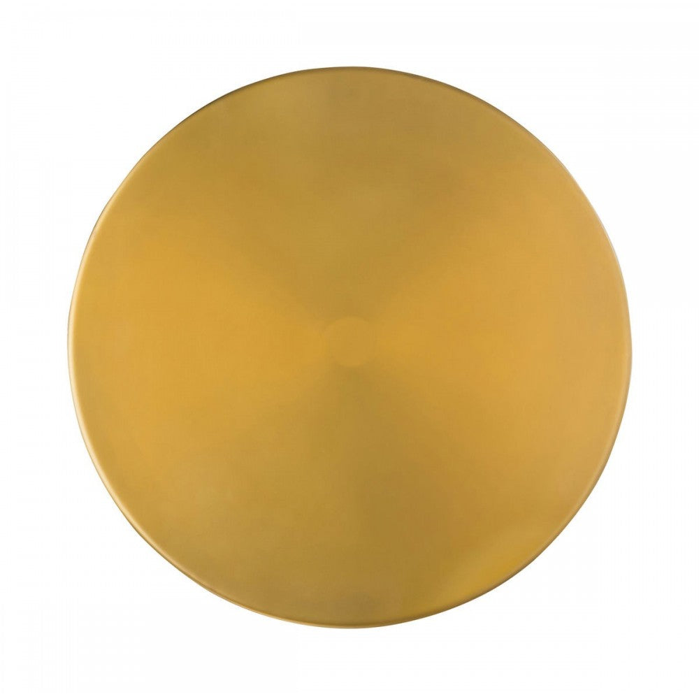 TOV Furniture Bubble Glass/Brass Side Table