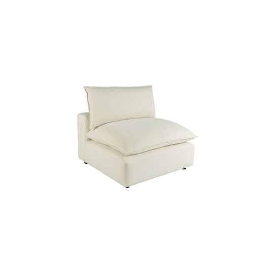 TOV Furniture Cali Natural Armless Chair