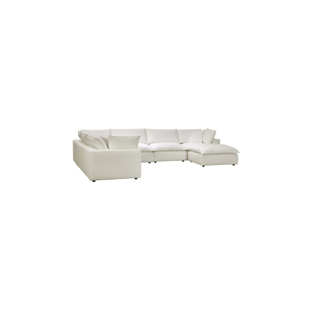 TOV Furniture Cali Natural Modular Large Chaise Sectional