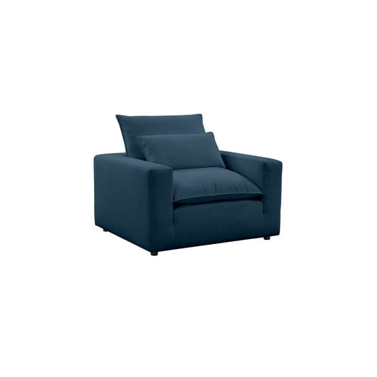 TOV Furniture Cali Navy Arm Chair