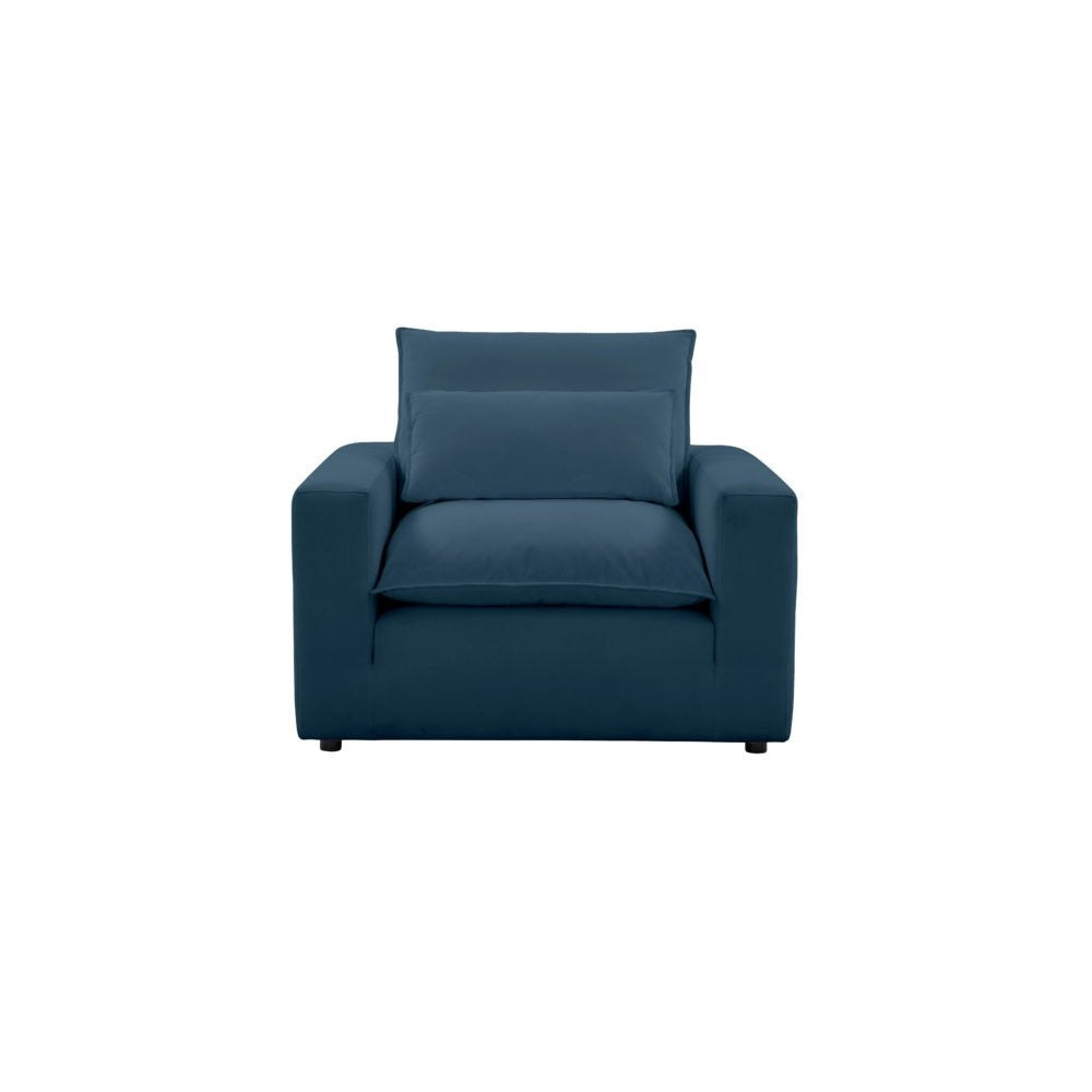 TOV Furniture Cali Navy Arm Chair