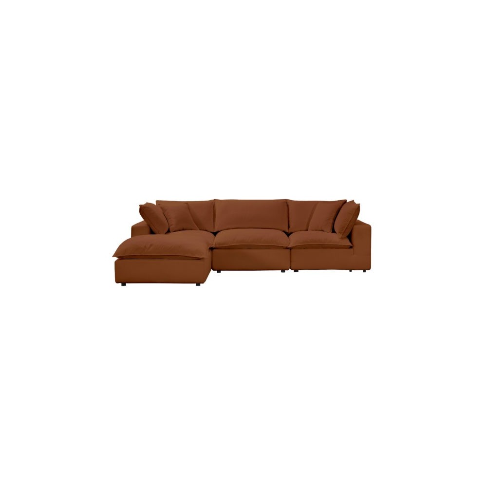 TOV Furniture Cali Rust Modular 4 Piece Sectional