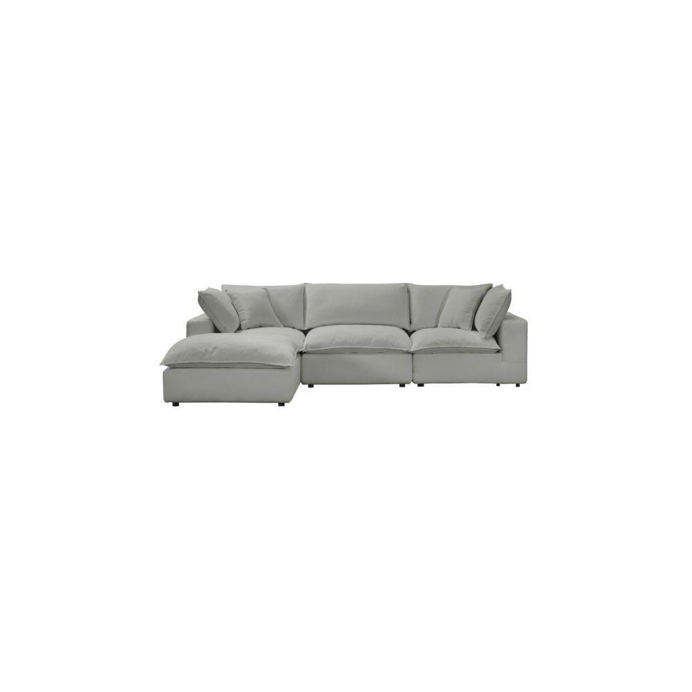 TOV Furniture Cali Slate Modular 4 Piece Sectional