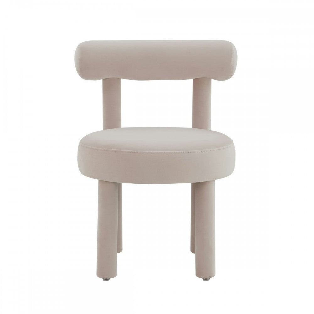 TOV Furniture Carmel Blush Velvet Chair