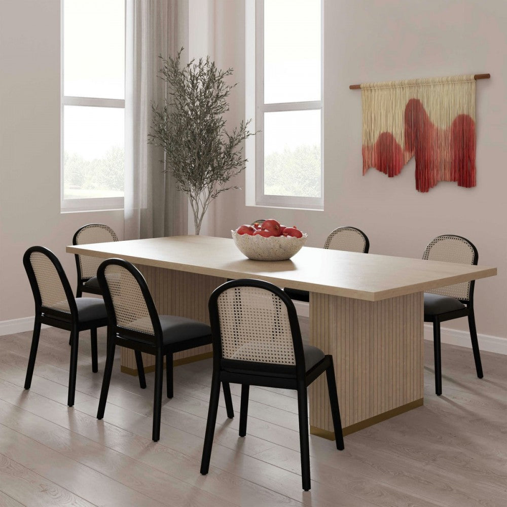 TOV Furniture Chelsea Ash Wood Rectangular Dining Table