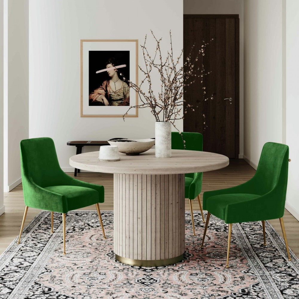 TOV Furniture Chelsea Ash Wood Round Dining Table