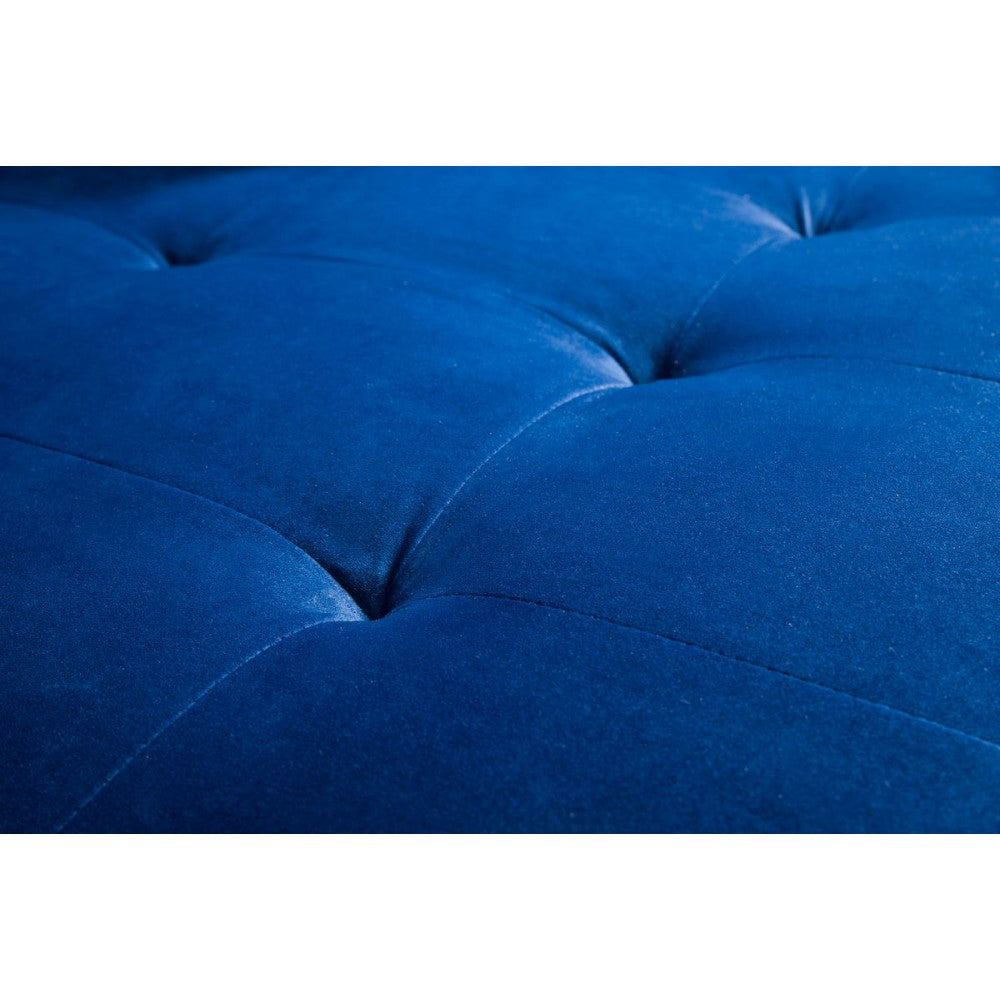 TOV Furniture Como Navy Velvet Sectional LAF