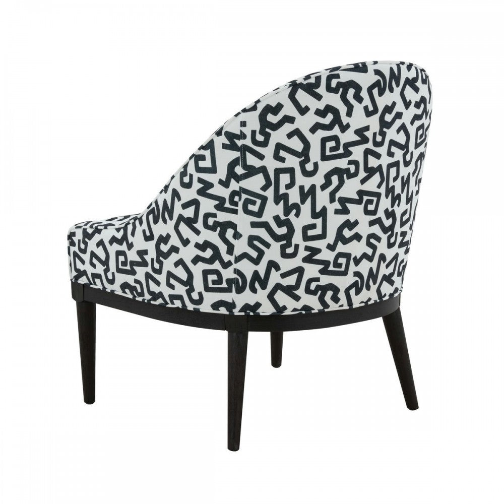 TOV Furniture Crystal Velvet Patterned Accent Chair