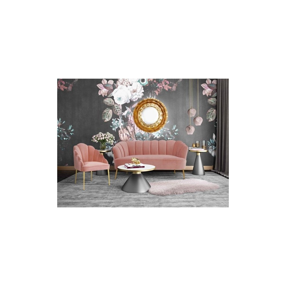 TOV Furniture Daisy Blush Velvet Chair