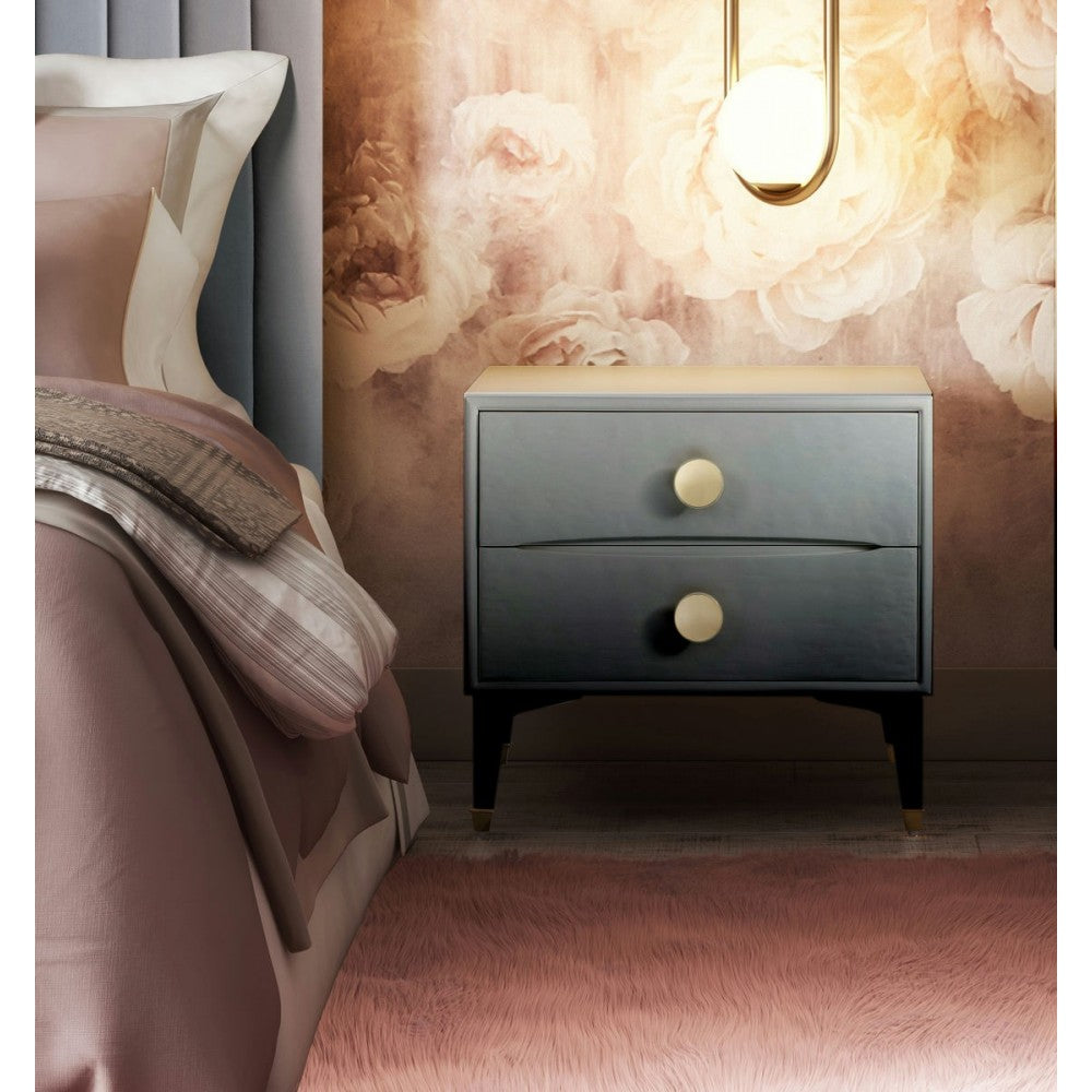 TOV Furniture Divine Gray Nightstand