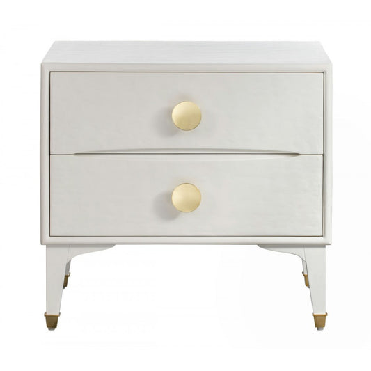 TOV Furniture Divine White Nightstand