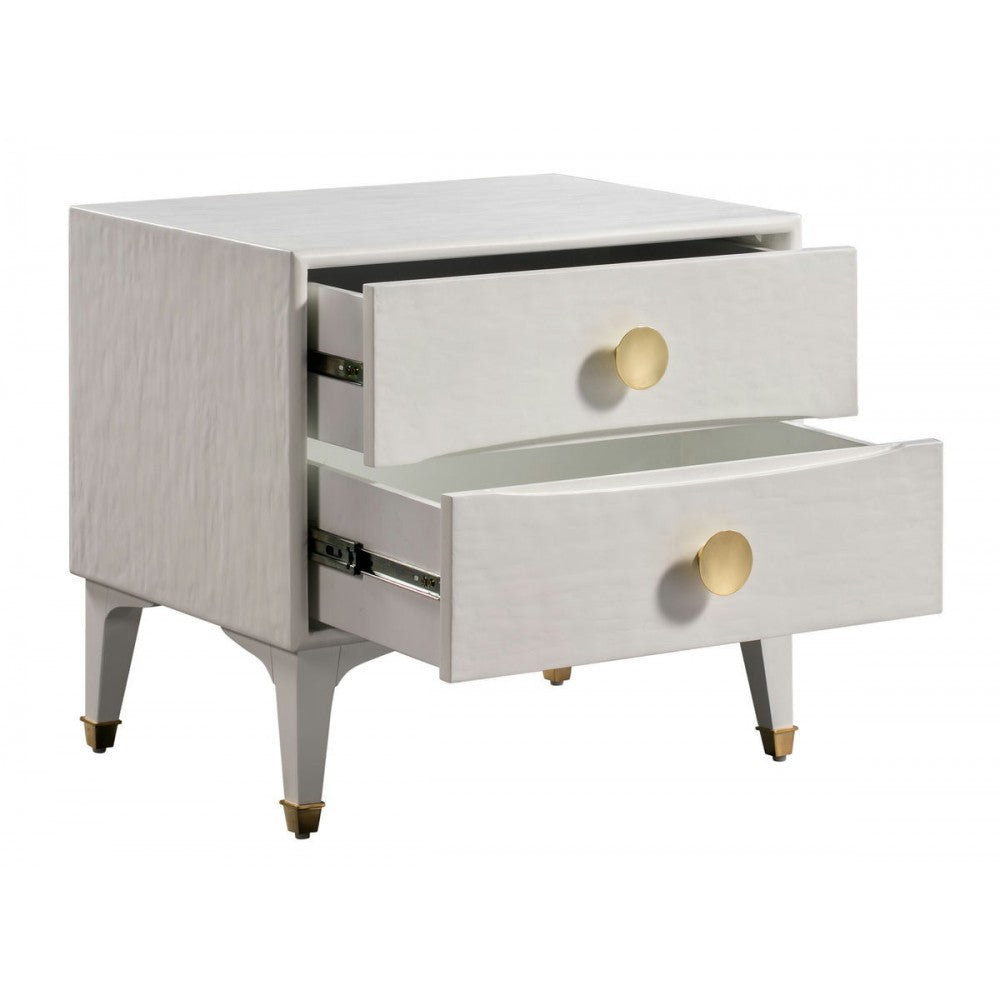 TOV Furniture Divine White Nightstand