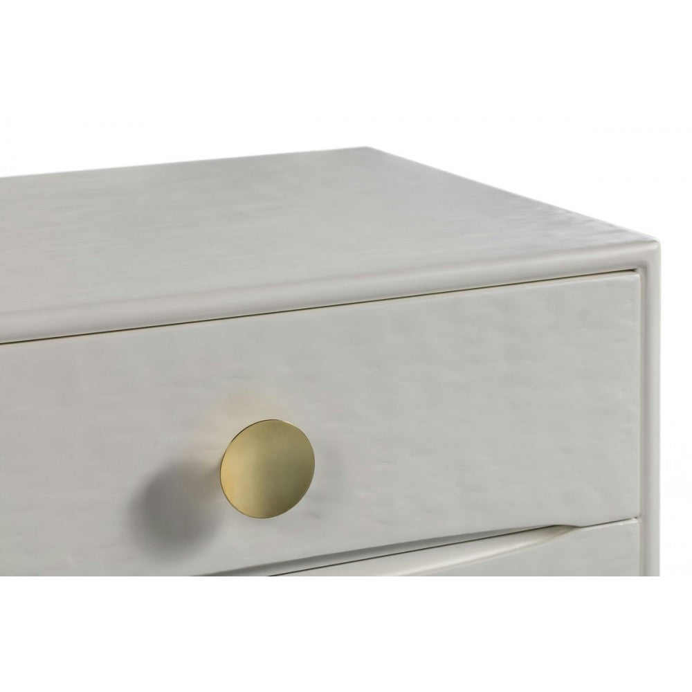 TOV Furniture Divine White Nightstand