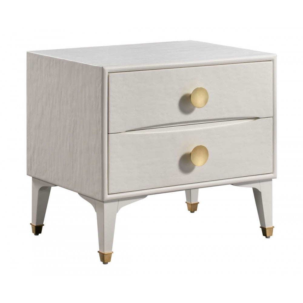 TOV Furniture Divine White Nightstand