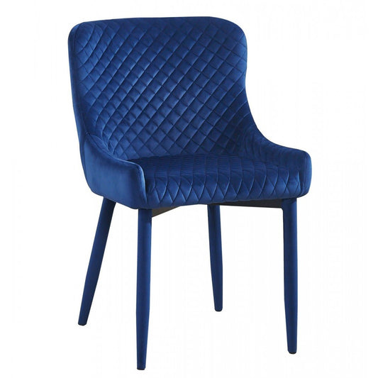 TOV Furniture Draco Navy Velvet Chair