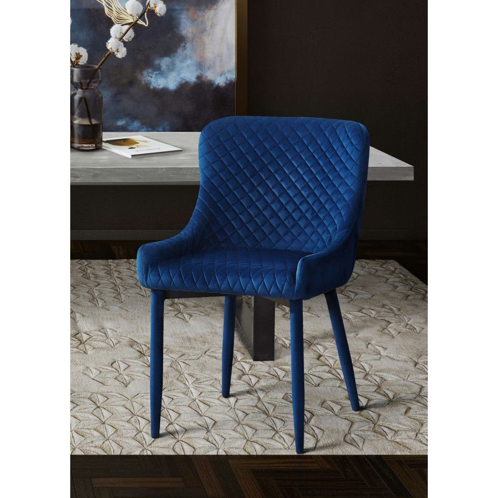 TOV Furniture Draco Navy Velvet Chair