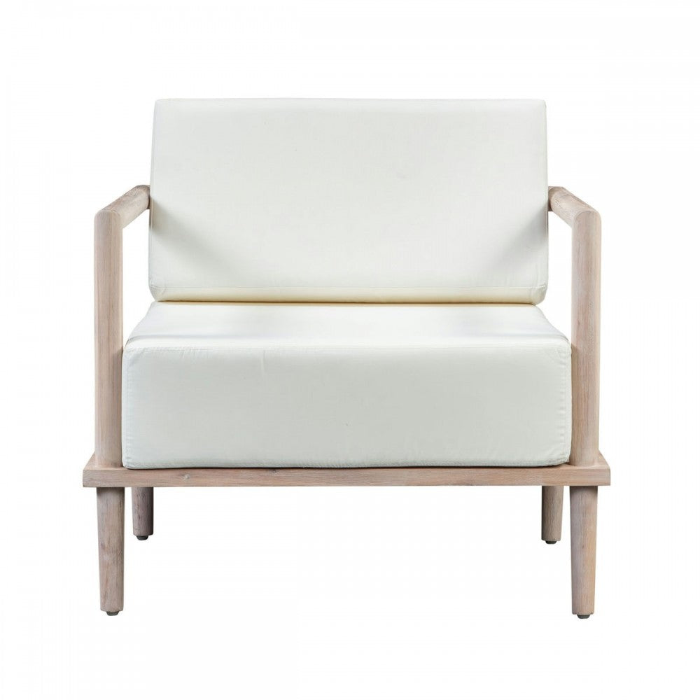 TOV Furniture Emerson Cream Outdoor Lounge Chair