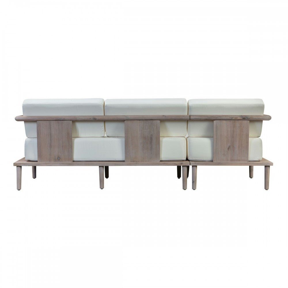 TOV Furniture Emerson Cream Outdoor Sectional - LAF