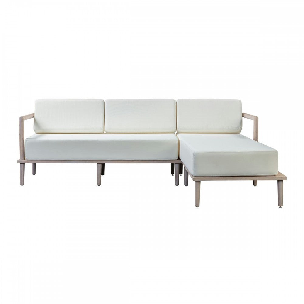 TOV Furniture Emerson Cream Outdoor Sectional - RAF