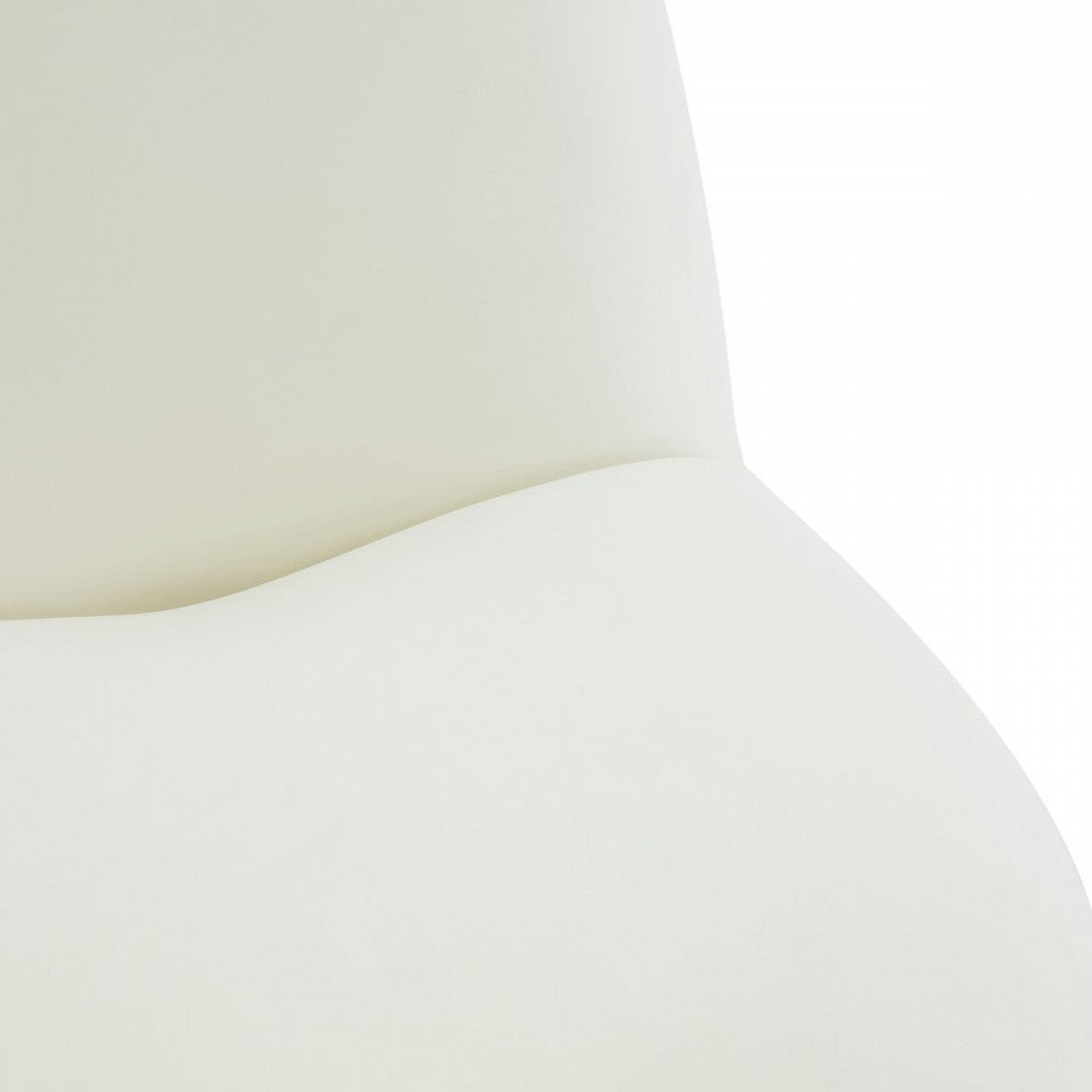 TOV Furniture Emily Cream Velvet Swivel Chair