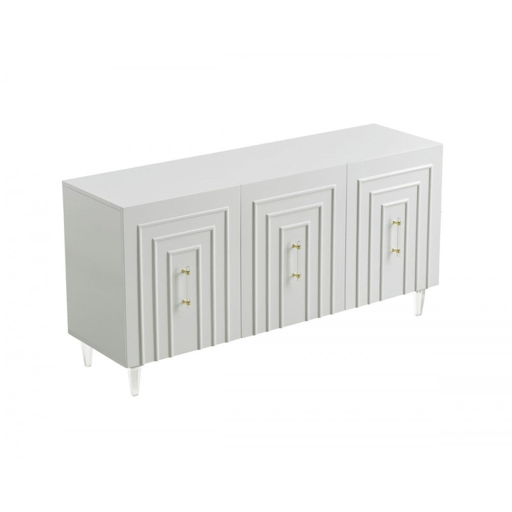 TOV Furniture Famke White Lacquer Buffet
