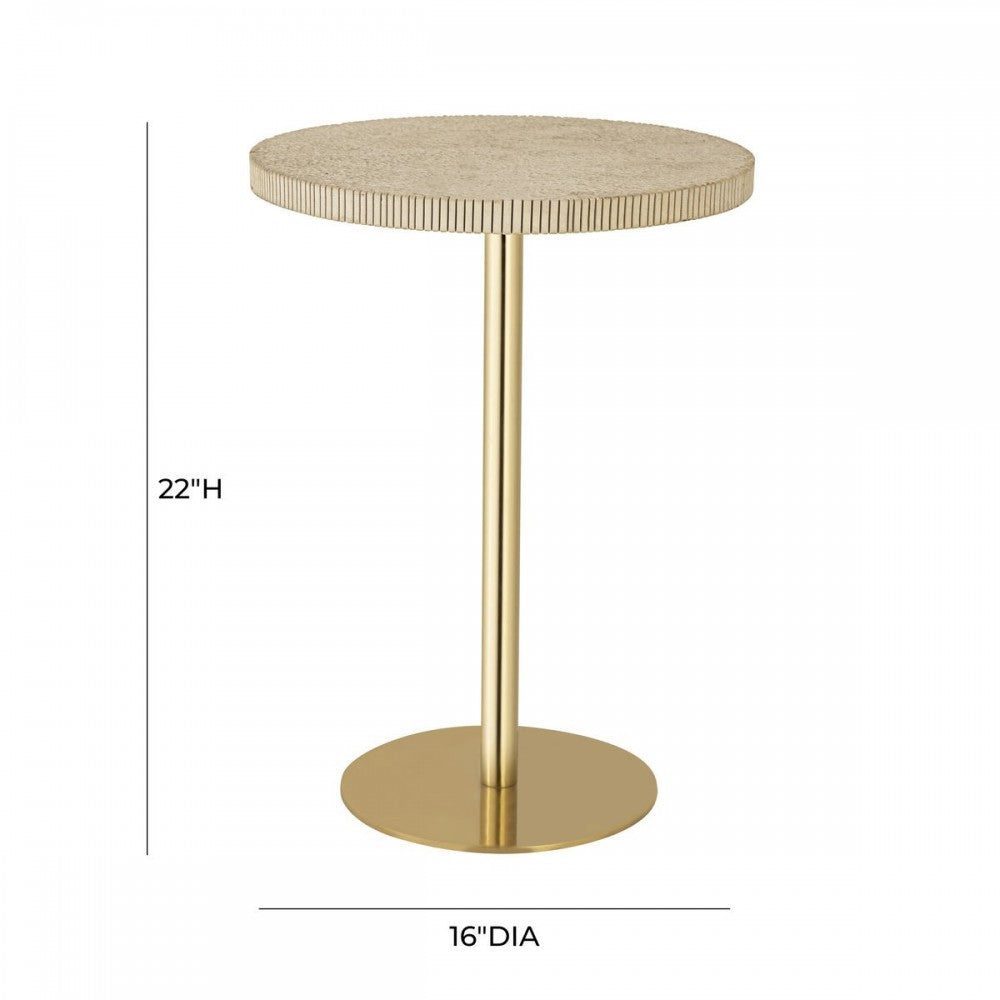 TOV Furniture Fiona Marble Side Table