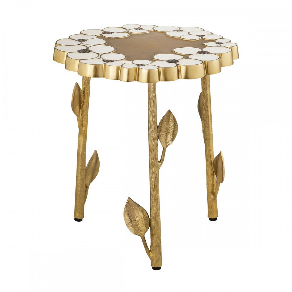 TOV Furniture Flor Handpainted Side Table