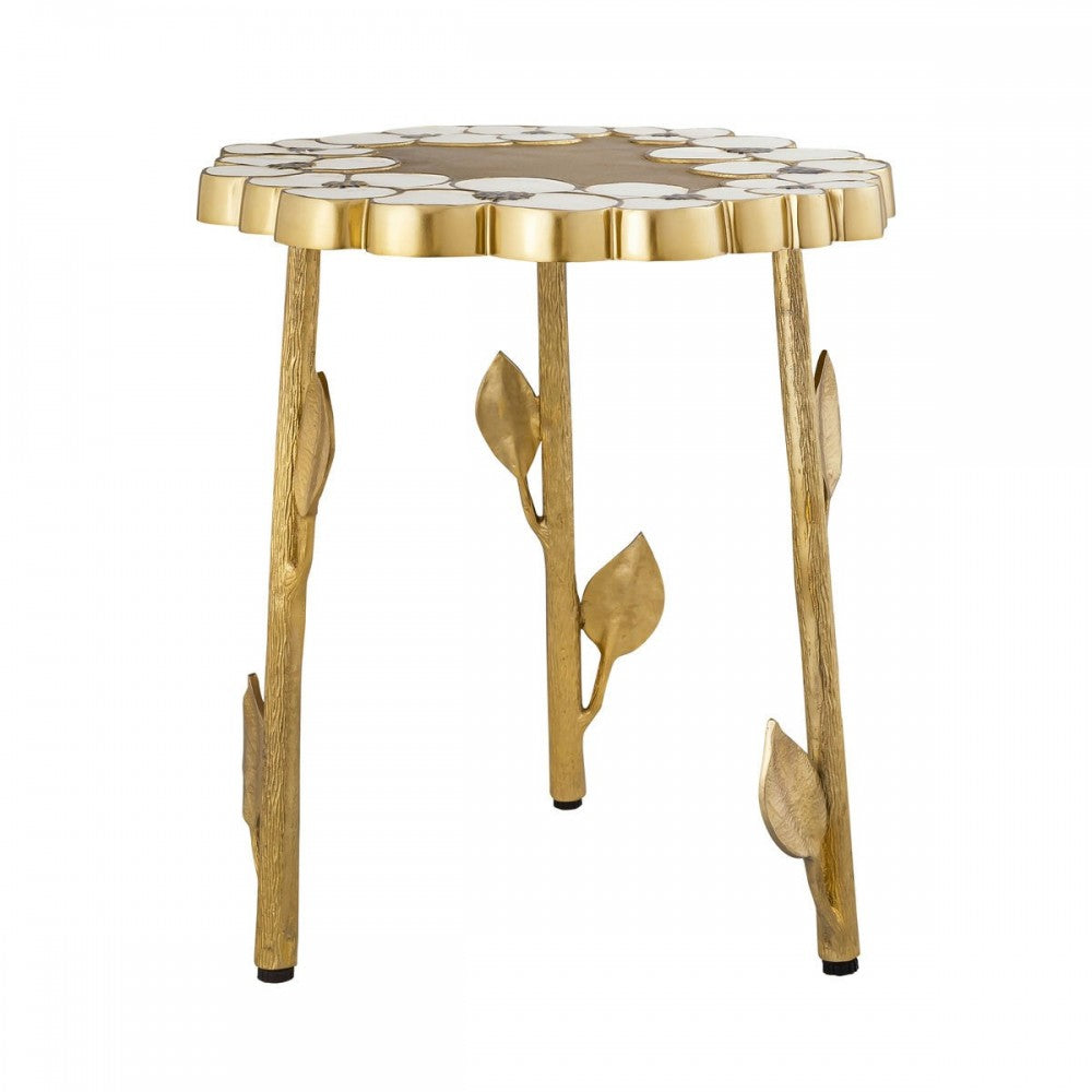 TOV Furniture Flor Handpainted Side Table