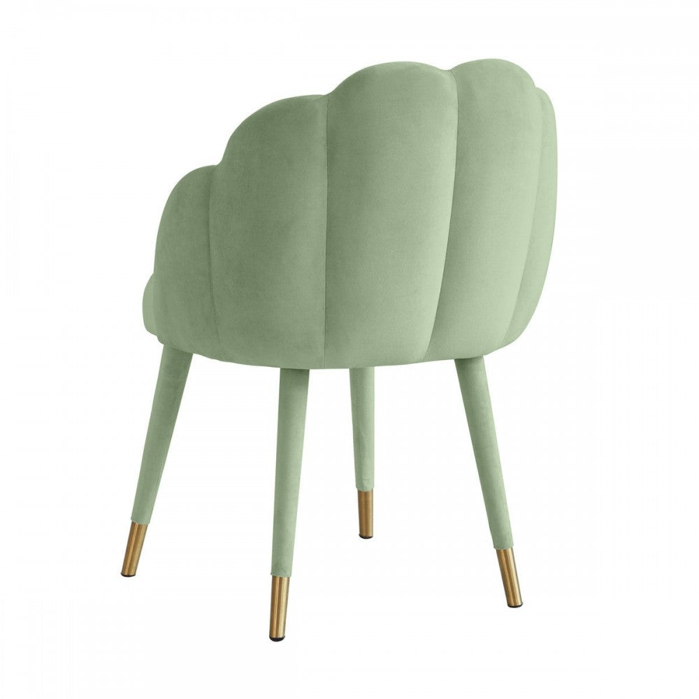 TOV Furniture Gardenia Moss Green Velvet Dining Chair
