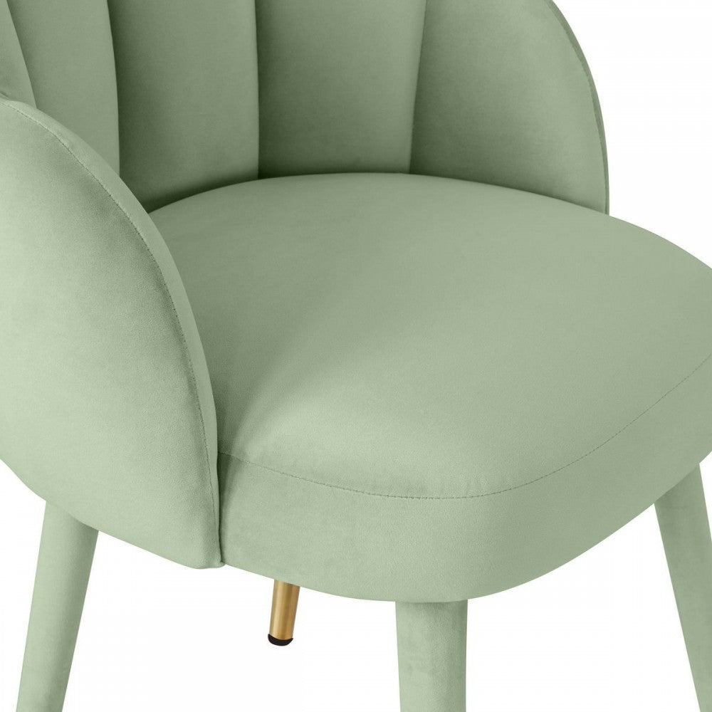 TOV Furniture Gardenia Moss Green Velvet Dining Chair