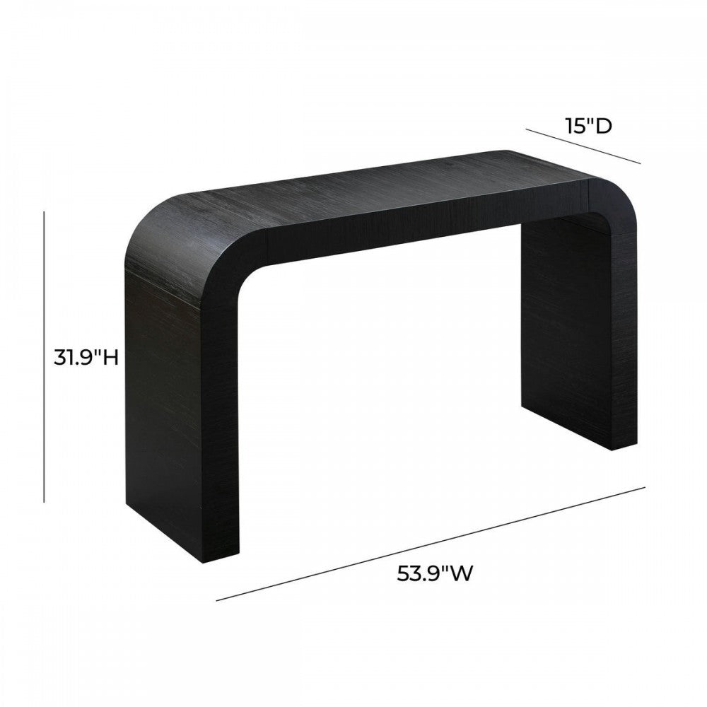 TOV Furniture Hump Black Console Table