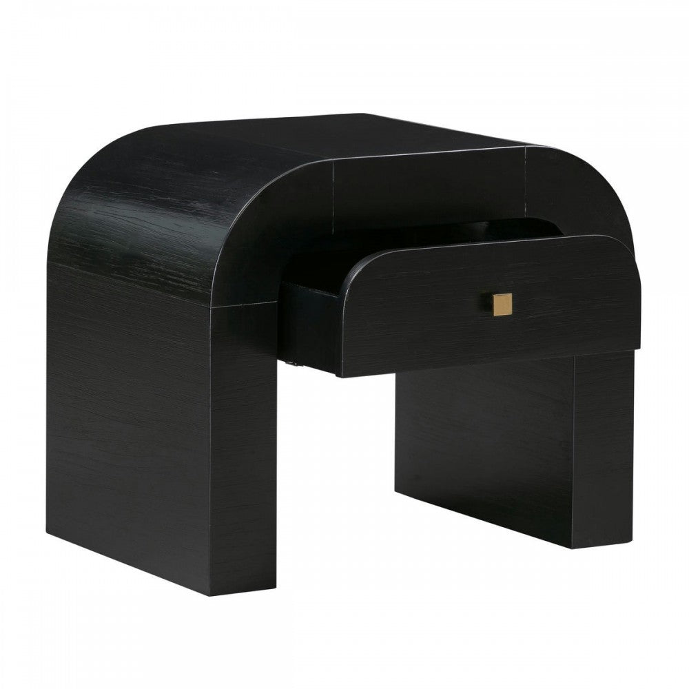 TOV Furniture Hump Black Nightstand