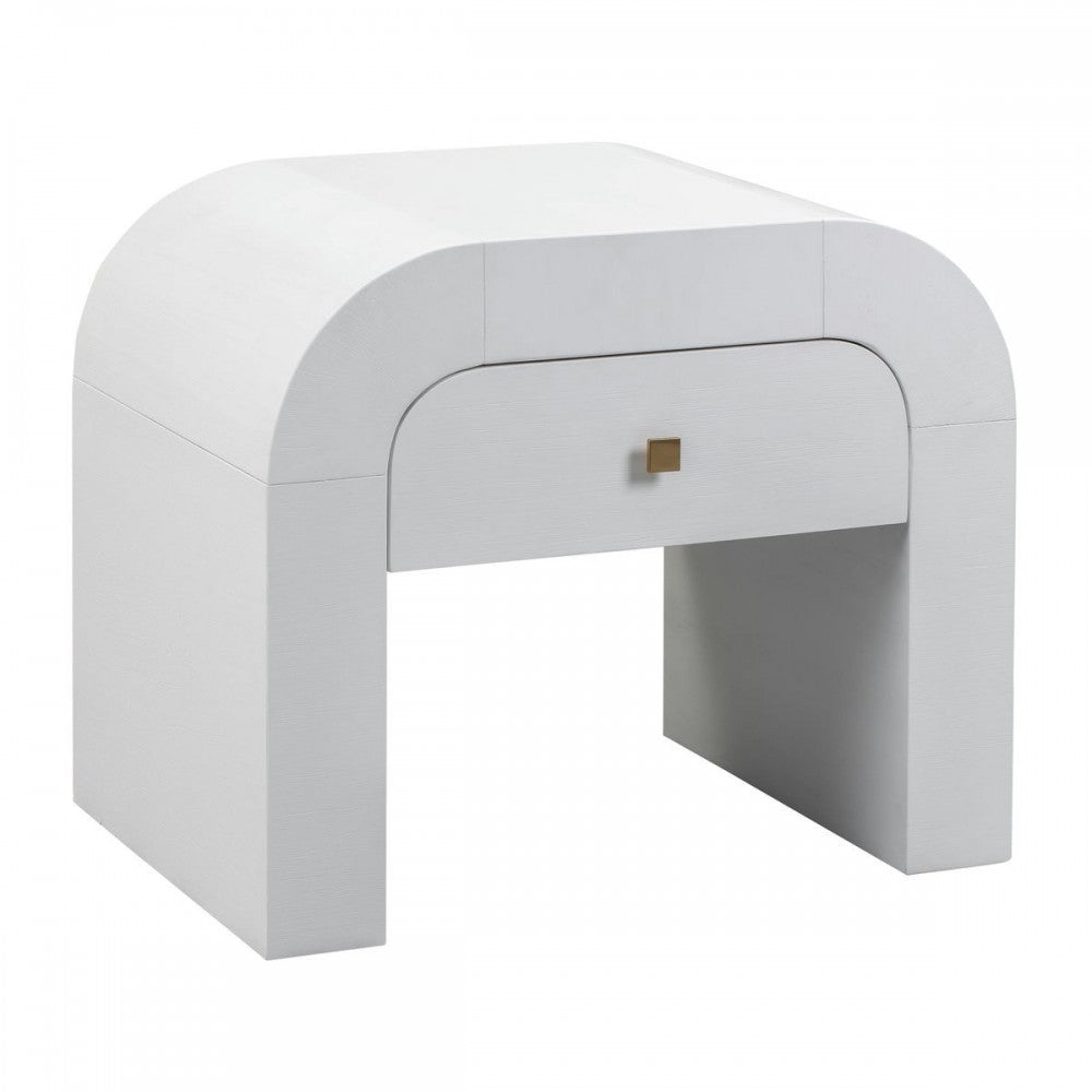 TOV Furniture Hump White Nightstand