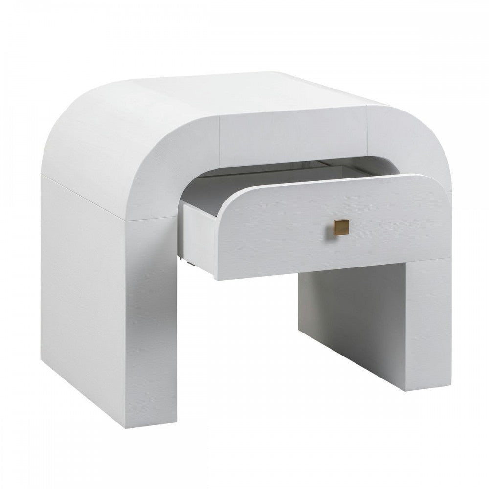 TOV Furniture Hump White Nightstand