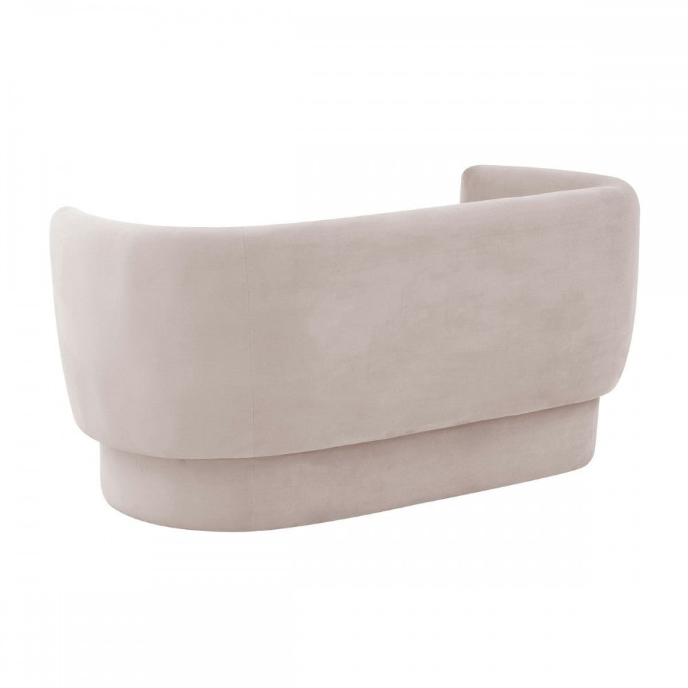 TOV Furniture Isabella Blush Velvet Loveseat