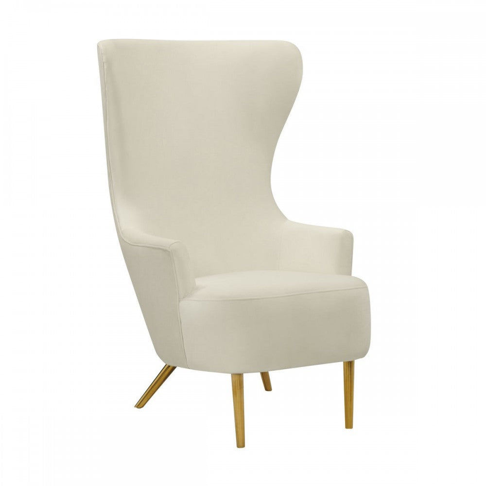 TOV Furniture Julia Cream Wingback Chair