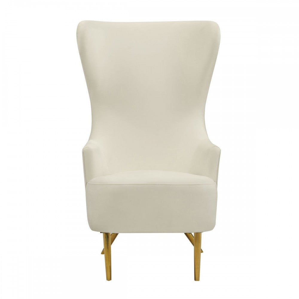 TOV Furniture Julia Cream Wingback Chair