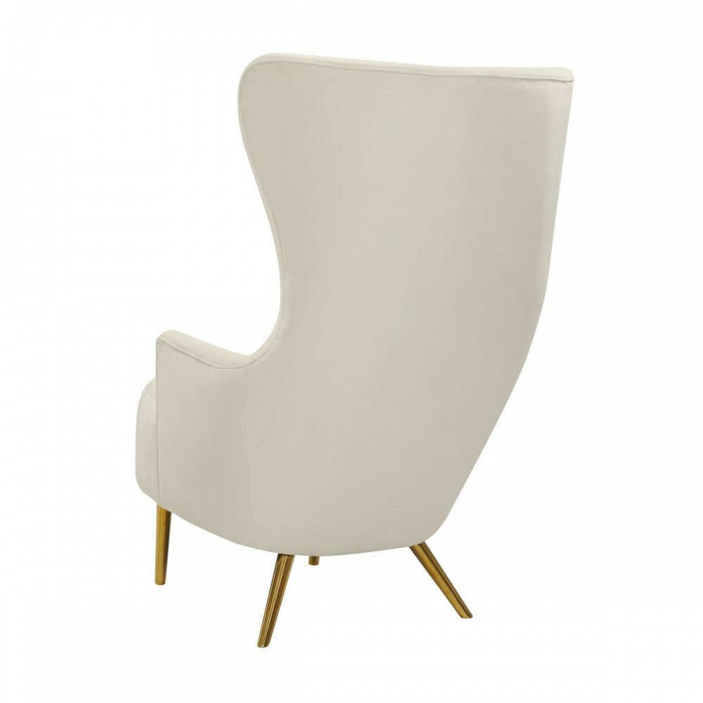 TOV Furniture Julia Cream Wingback Chair