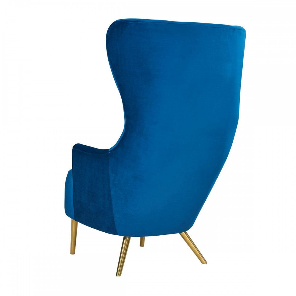 TOV Furniture Julia Navy Wingback Chair