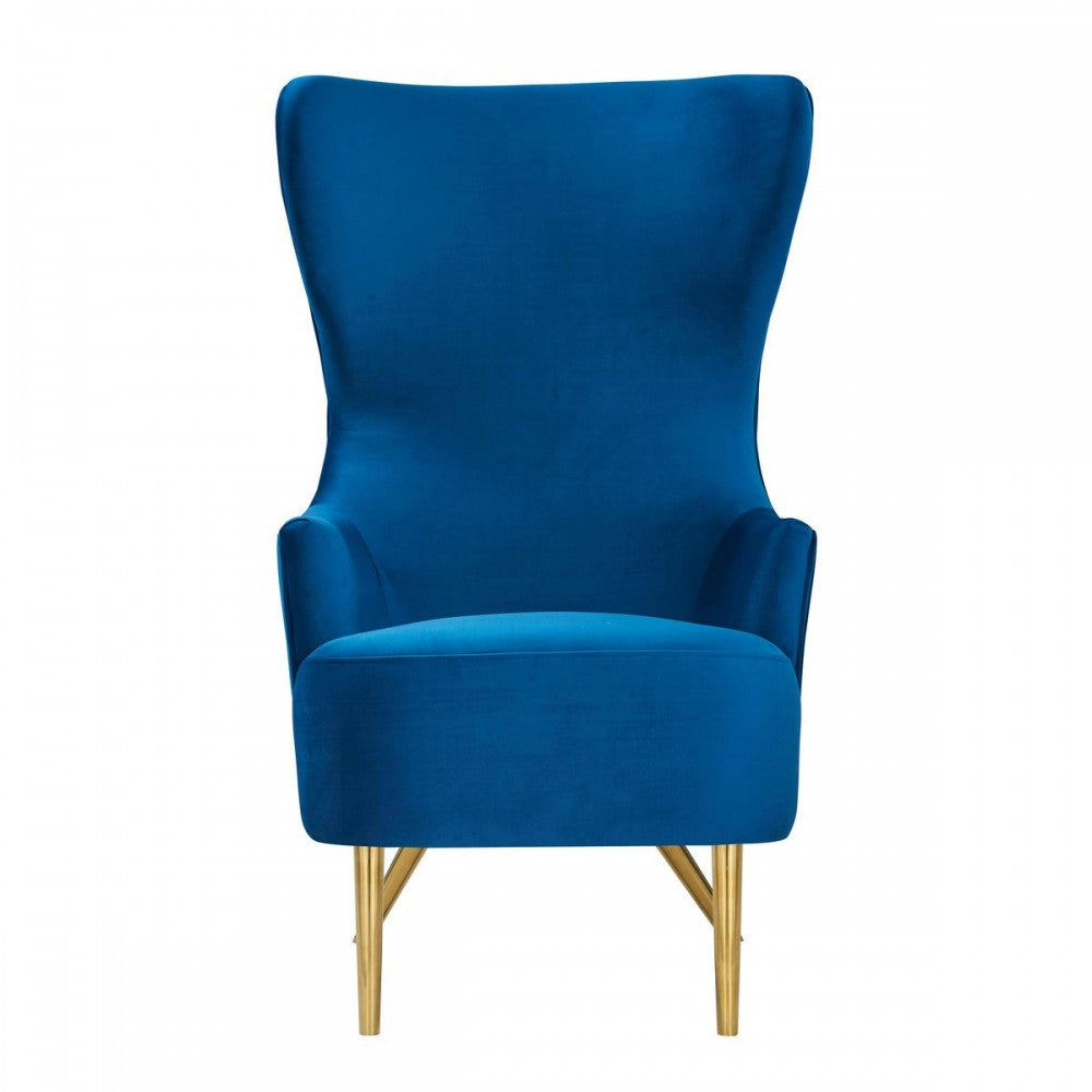 TOV Furniture Julia Navy Wingback Chair